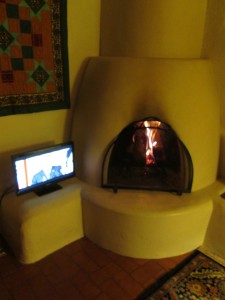 My kiva fireplace in Taos, NM
