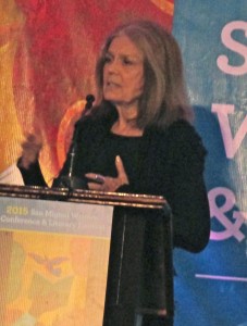 Gloria Steinem (2) at SMA Writers Conference