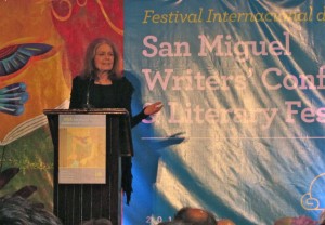 Gloria Steinem at SMA Writers Conference -- Feb